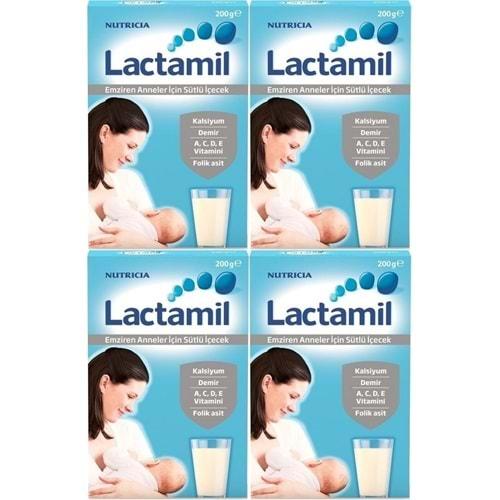 Nutrıcıa Lactamil 200GR (Emziren Anneler İçin Sütlü İçeçek) (4 Lü Set)