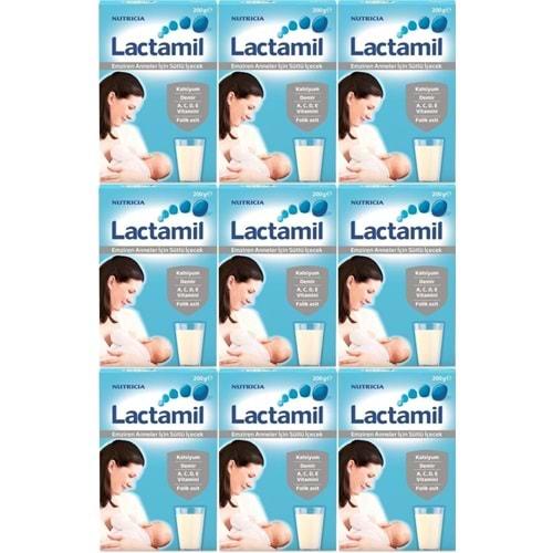 Nutrıcıa Lactamil 200GR (Emziren Anneler İçin Sütlü İçeçek) (9 Lu Set)