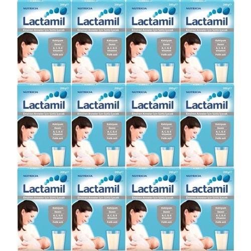 Nutrıcıa Lactamil 200GR (Emziren Anneler İçin Sütlü İçeçek) (12 Li Set)