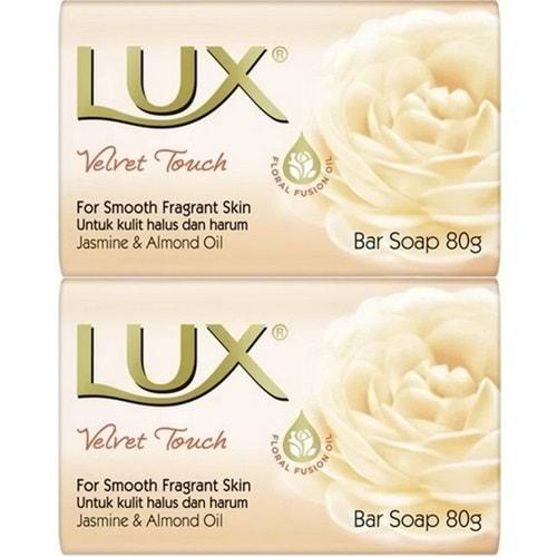 Lux Sabun 80GR Velvet Touch (Kadife Dokunuş) (2 Li Set)