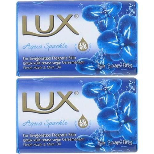 Lux Sabun 80GR Aqua Sparkle (Su Gibi Işıltı) (2 Li Set)