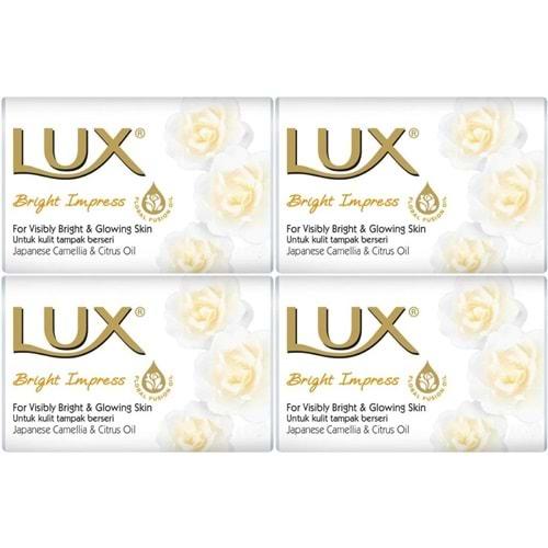 Lux Sabun 80GR Bright Impress (Etkileyici Parlaklık) (4 Lü Set)