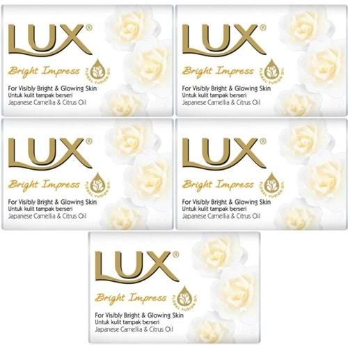 Lux Sabun 80GR Bright Impress (Etkileyici Parlaklık) (5 Li Set)