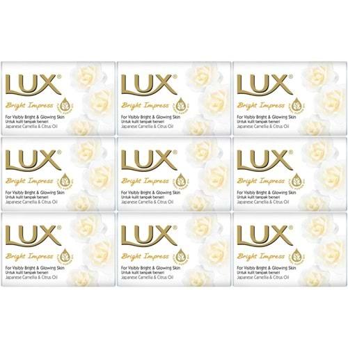 Lux Sabun 80GR Bright Impress (Etkileyici Parlaklık) (9 Lu Set)
