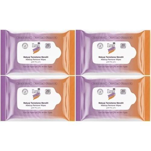 Lux Makyaj Temizleme Mendili Havlu 80 Yaprak (4PK*20)