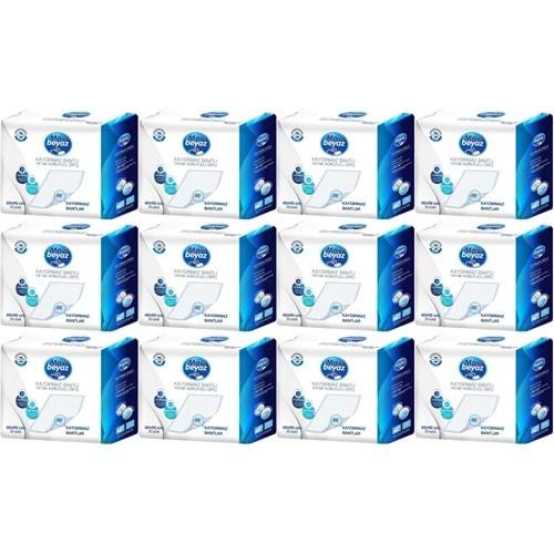 Mavi Beyaz Hasta Alt Açma Yatak Koruyucu Örtü 60*90CM 360 Adet (12PK*30) Kaydırmaz Bantlı