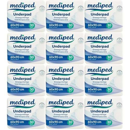 Mediped Hasta Alt Açma Yatak Koruyucu Örtü 60*90CM Klasik 360 Adet (12PK*30)