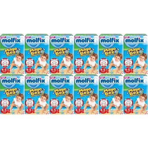 Molfix Swimming Pants (Mayo Bez) Beden:4-5 (9-15Kg) 132 Adet