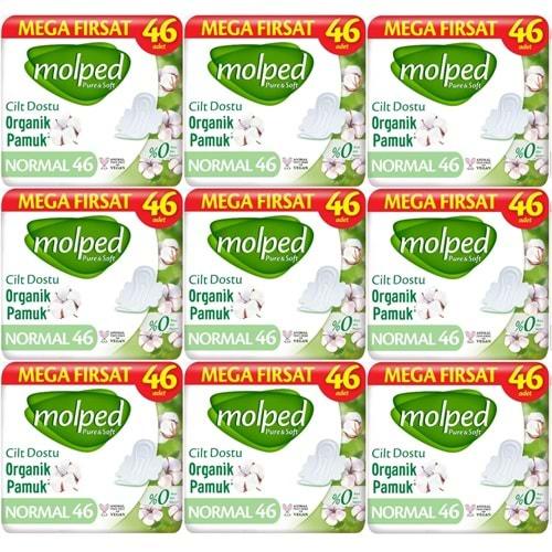 Molped Pure&Soft Hijyenik Ped Normal 414 (9PK*46) Adet Mega Pk