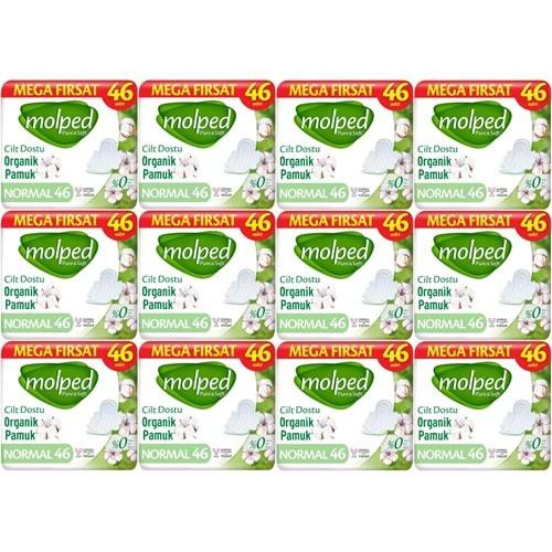 Molped Pure&Soft Hijyenik Ped Normal 552 (12PK*46) Adet Mega Pk