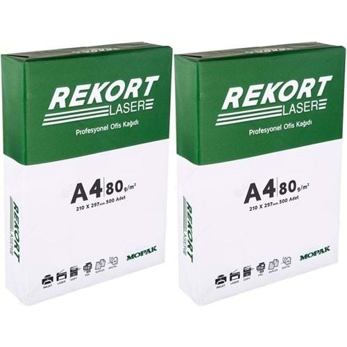 Mopak Rekort A4 80GR/M2 Fotokopi Kağıdı 1000 Adet (2PK*500)