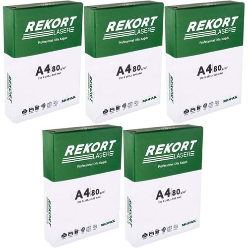 Mopak Rekort A4 80GR/M2 Fotokopi Kağıdı 2500 Adet (5PK*500)