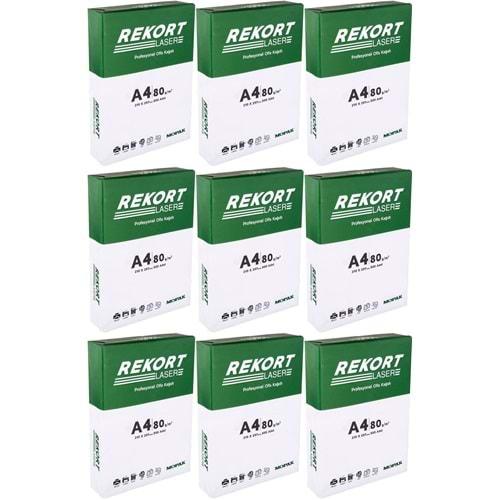 Mopak Rekort A4 80GR/M2 Fotokopi Kağıdı 4500 Adet (9PK*500)