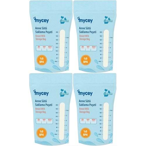 Mycey Anne Sütü / Süt Saklama Poşeti 25 Li Pk Tekli (4 Lü Set)