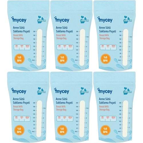 Mycey Anne Sütü / Süt Saklama Poşeti 25 Li Pk Tekli (6 Lı Set)