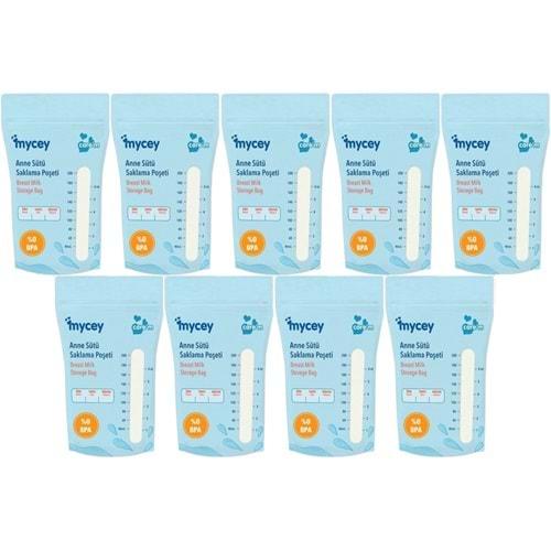 Mycey Anne Sütü / Süt Saklama Poşeti 25 Li Pk Tekli (9 Lu Set)