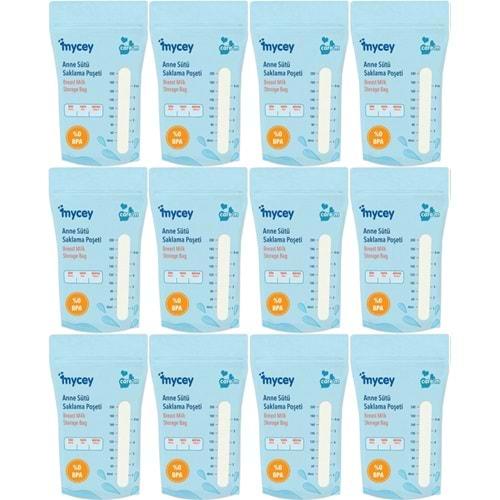 Mycey Anne Sütü / Süt Saklama Poşeti 25 Li Pk Tekli (12 Li Set)