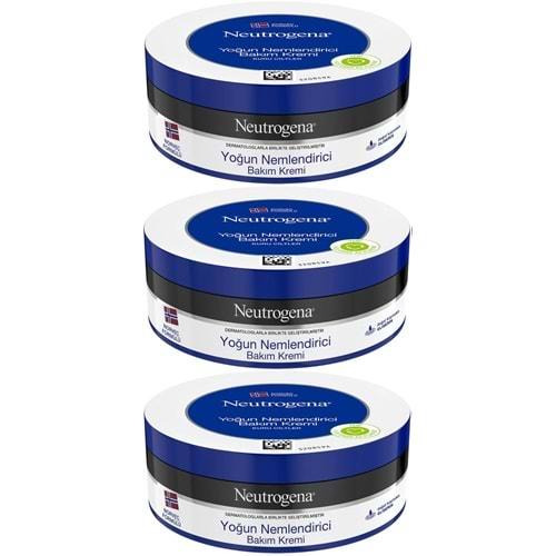 Neutrogena Norveç Formülü Yoğun Bakım Kremi 200ML (3 Lü Set)