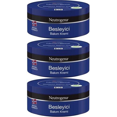 Neutrogena Norveç Formülü Besleyici Bakım Kremi 200ML (3 Lü Set)