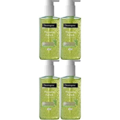 Neutrogena Visibly Clear Pore&Shine Temizleme Jeli 200ML (Parlama Karşıtı) (4 Lü Set)