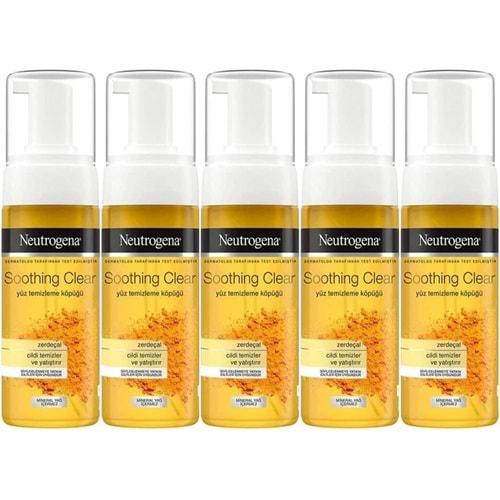 Neutrogena Soothing Clear Yüz Temizleme Köpüğü 150ML (5 Li Set)