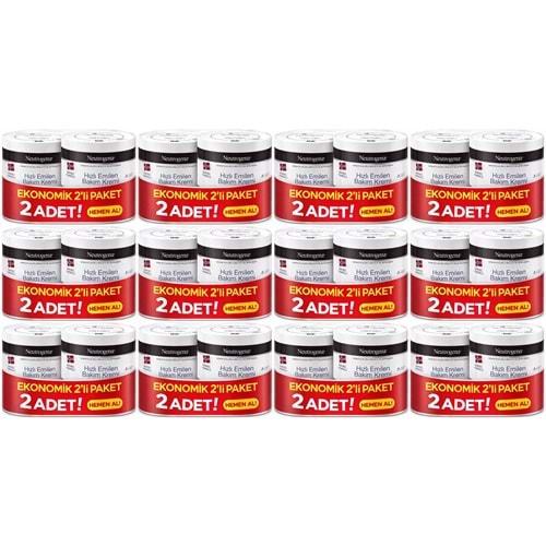 Neutrogena Norveç Formülü Hızlı Emilen Bakım Kremi 200ML+200ML 400ML Avantaj PK (12 Li Set)