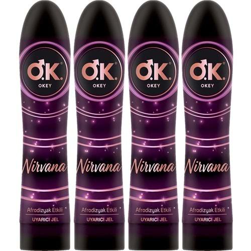 Okey Kayganlaştırıcı Jel 100ML Nirvana (4 Lü Set)