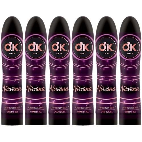 Okey Kayganlaştırıcı Jel 100ML Nirvana (6 Lı Set)