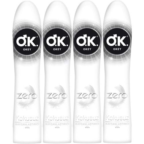 Okey Kayganlaştırıcı Jel 100ML Zero (4 Lü Set)