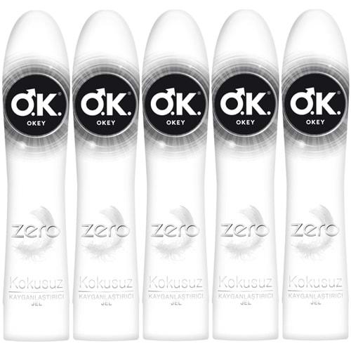 Okey Kayganlaştırıcı Jel 100ML Zero (5 Li Set)