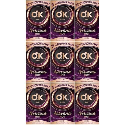 Okey Prezervatif 180 Adet Nirvana Ekonomik Pk (9PK*20)