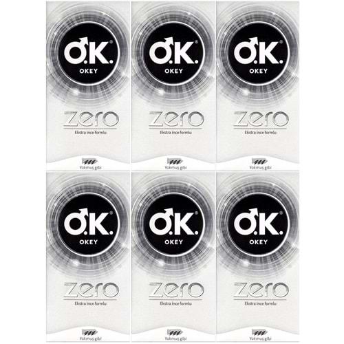Okey Prezervatif 120 Adet Zero (Ekstra İnce Formlu) Ekonomik Pk (6PK*20)