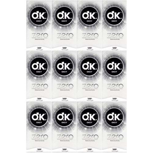 Okey Prezervatif 240 Adet Zero (Ekstra İnce Formlu) Ekonomik Pk (12PK*20)