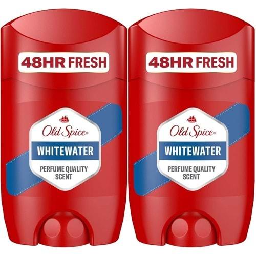 Old Spice WhiteWater Stick Roll-On Men/Erkek Deodorant 50ML (2 Li Set)