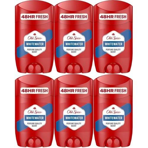 Old Spice WhiteWater Stick Roll-On Men/Erkek Deodorant 50ML (6 Lı Set)