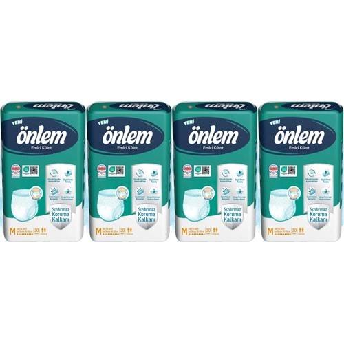 Önlem Emici Külot Yetişkin Hasta Bezi M - Medium - Orta 120 Adet (4PK*30)