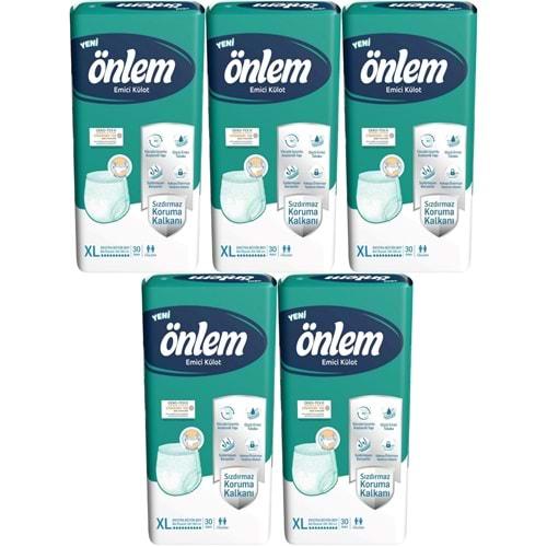 Önlem Emici Külot Hasta Bezi XL- Extra Large - Ekstra Büyük 150 Adet (5PK*30)