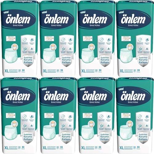 Önlem Emici Külot Hasta Bezi XL- Extra Large - Ekstra Büyük 240 Adet (8PK*30)