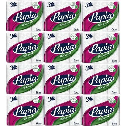 Papia Kağıt Havlu (3 Katlı) 72 Li Set Bio Care (12PK*6)