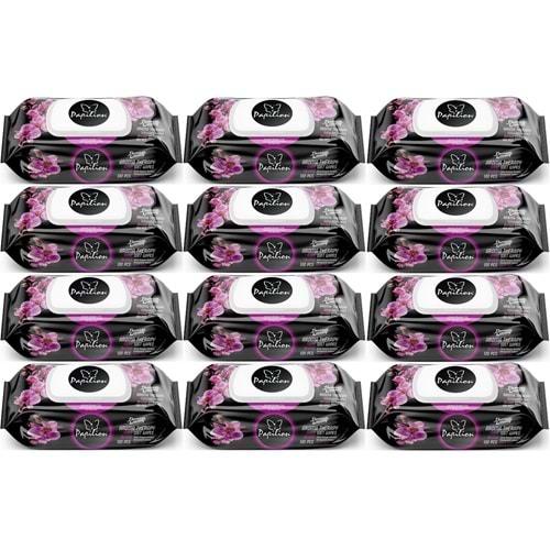 Papilion Islak Havlu Mendil 100 Yaprak Aroma Terapi (12 Li Set) 1200 Yaprak
