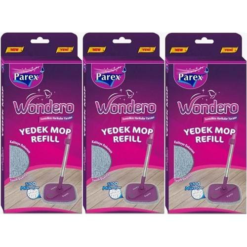 Parex Wondero Yedek Paspas Mop Refill (3 Lü Set)