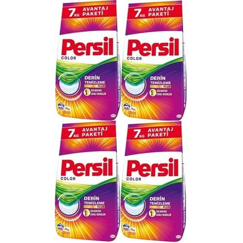 Persil Matik Toz Çamaşır Deterjanı 28KG Color/Renkli (184 Yıkama) (4PK*7KG)