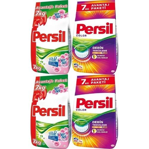 Persil Matik Toz Çamaşır Deterjanı 14+14:28KG Gülün Büyüsü Renkli Beyaz+Color/Renkli (184 Yıkama)