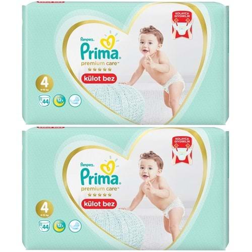 Prima Premium Care Külot Bebek Bezi Beden:4 (9-15Kg) 88 Adet Süper Ekonomik Pk