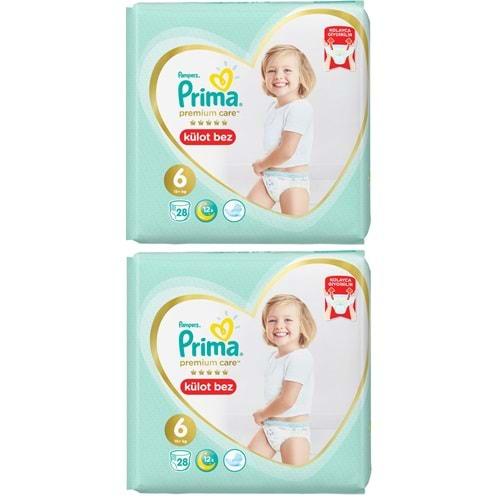 Prima Premium Care Külot Bebek Bezi Beden:6 (15+) 56 Adet Süper Ekonomik Pk