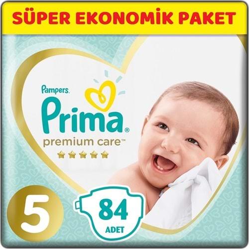 Prima Premium Care Bebek Bezi 5 Beden 11-16 KG Junior 84 Adet Süper Ekonomik Pk