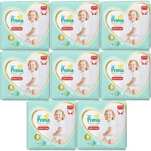 Prima Premium Care Külot Bebek Bezi Beden:6 (15+) 224 Adet Ultra Ekonomik Fırsat Pk