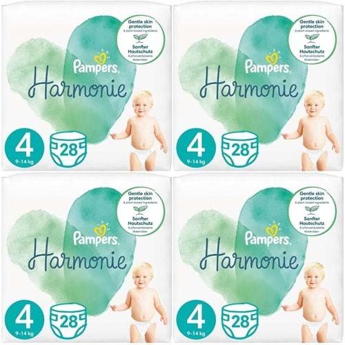 Prima Pampers Harmonie Bebek Bezi Beden:4 (9-14KG) Maxi 112 Adet Avantaj Ultra Fırsat Pk