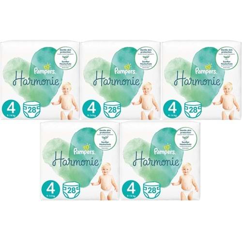 Prima Pampers Harmonie Bebek Bezi Beden:4 (9-14KG) Maxi 140 Adet Mega Ultra Fırsat Pk