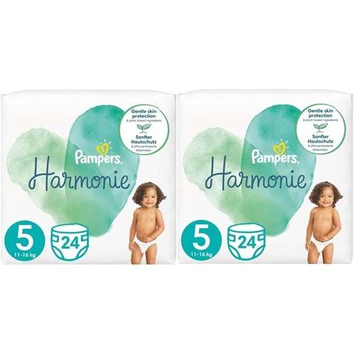 Prima Pampers Harmonie Bebek Bezi Beden:5 (11-16KG) Junior 48 Adet Ekonomik Ultra Fırsat Pk